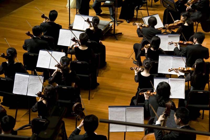 Orchestra Performing