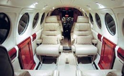 King Air B200 Interior