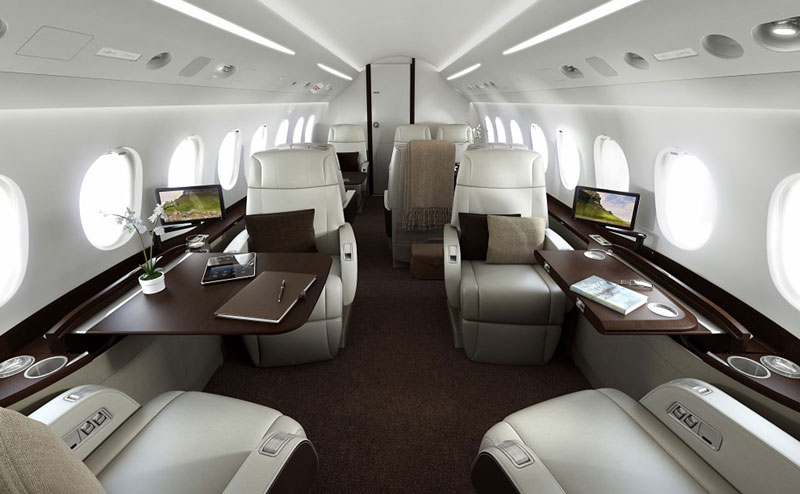 Falcon 2000S Interior