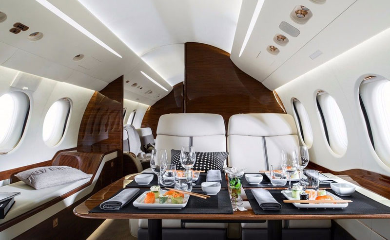 Falcon 7X Interior