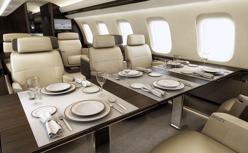 Global 7500 Interior