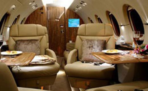 Hawker 850XP Interior