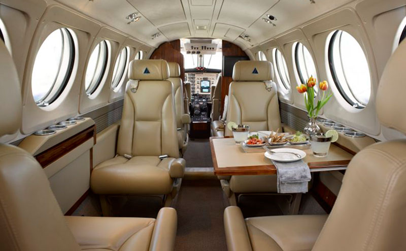 King Air 200 Interior