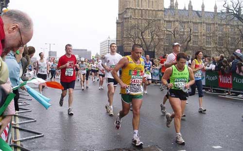 London Marathon private jet charter