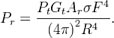 Radar Equation 2