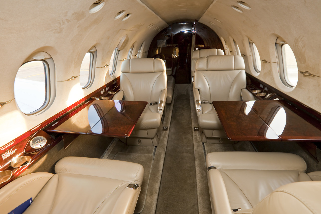 Hawker 800XP Interior