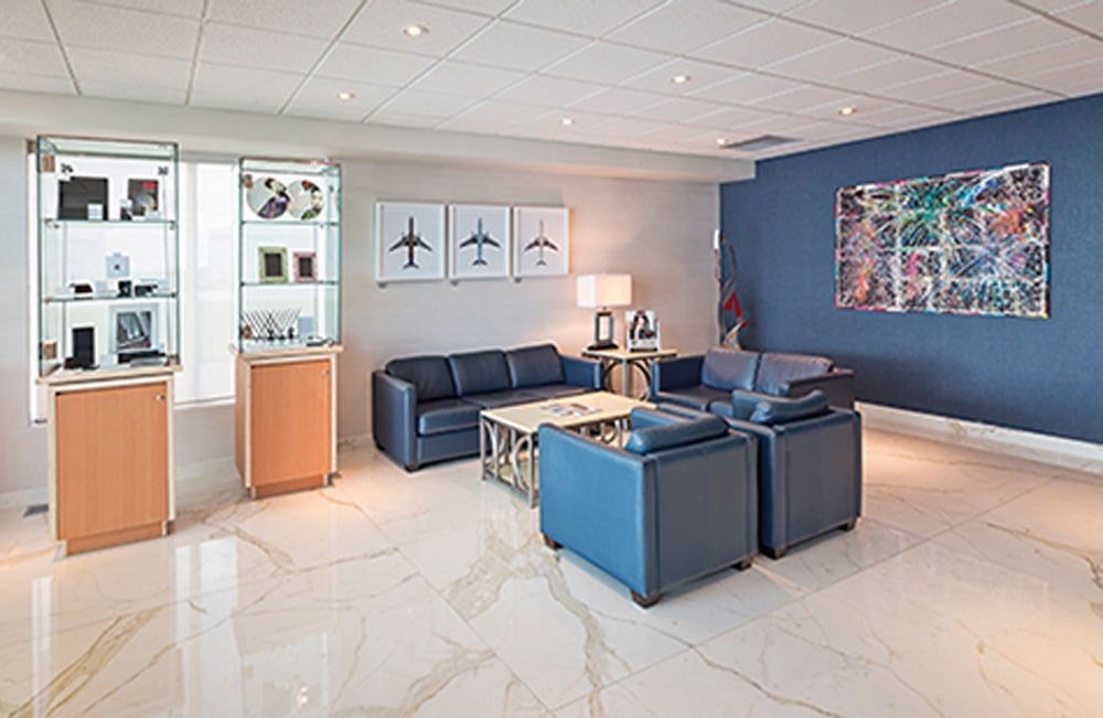 Skycharter FBO Lounge at CYYZ